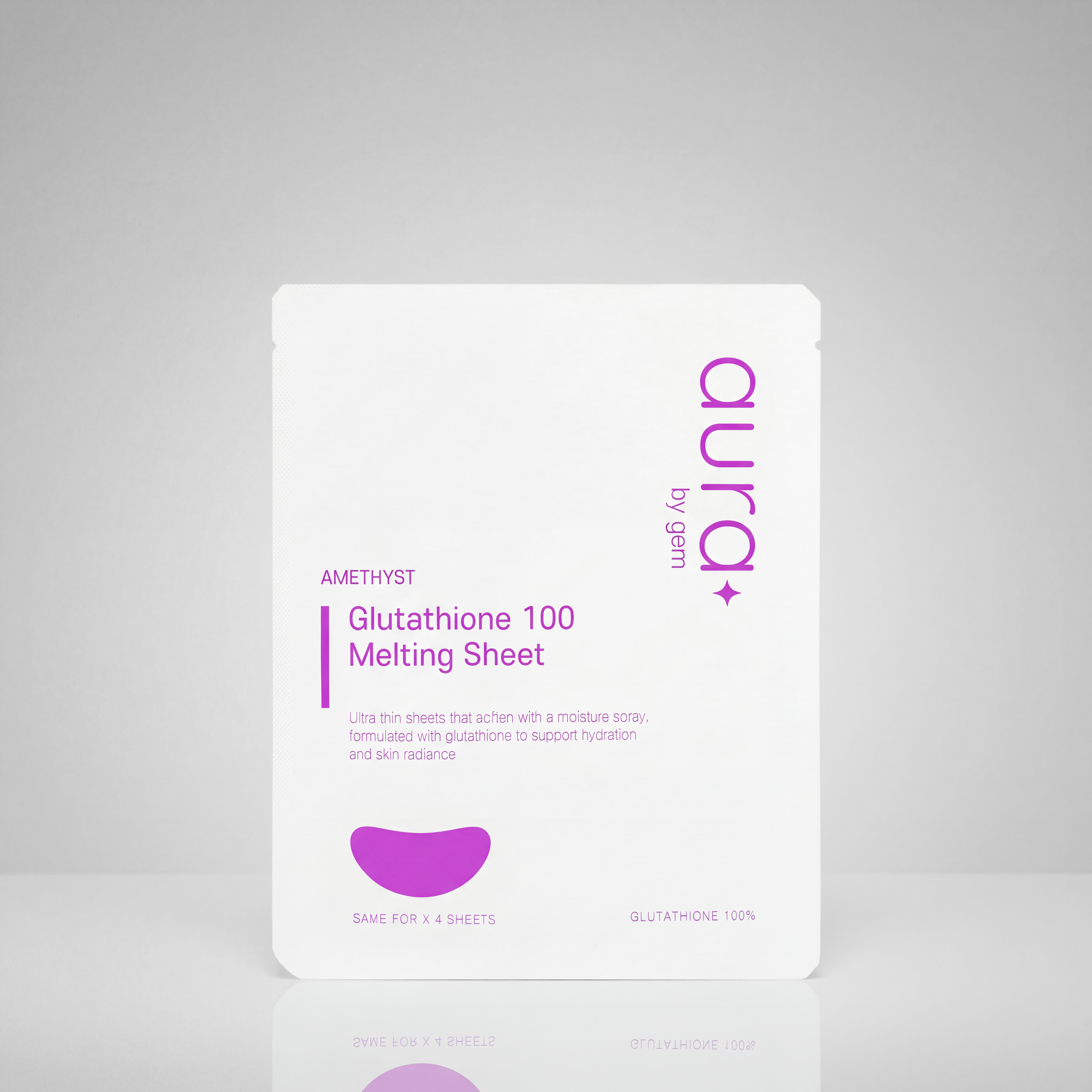 Glutathione 100 Melting Sheet Aura by Gem Glutathione 100 Melting Sheet Aura by Gem